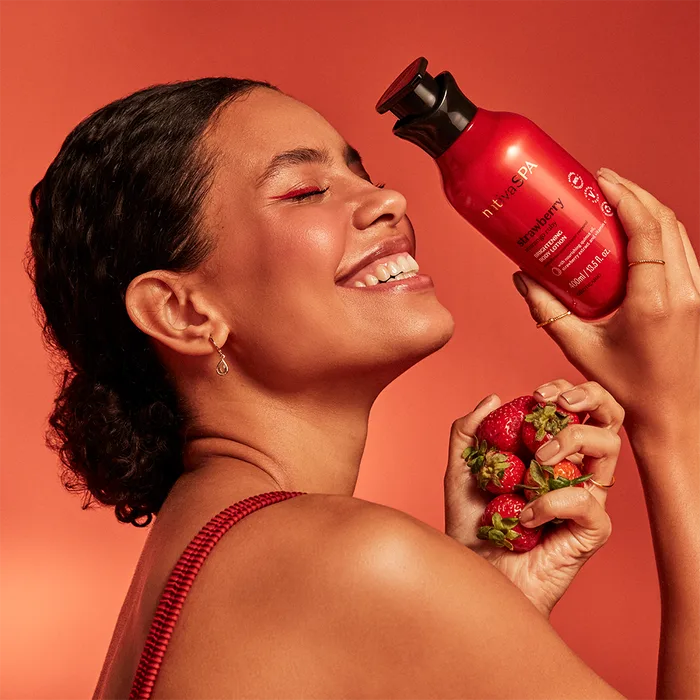 Locion Hidratante Corporal Fresa Rubi 400ml Nativa Spa - Imagen 3