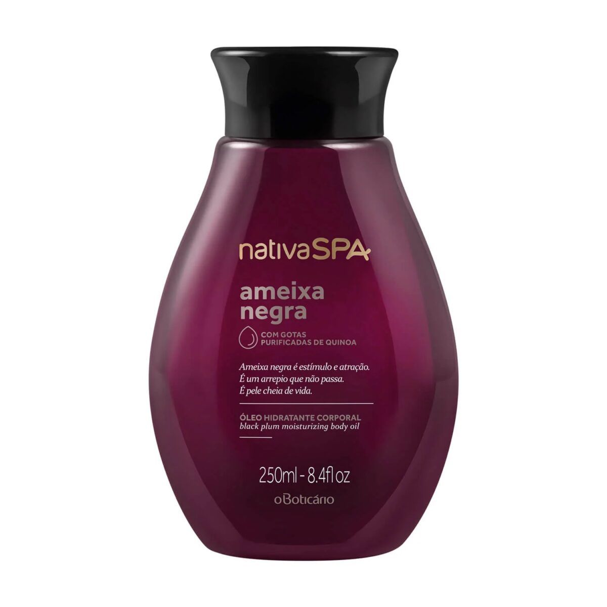 Óleo hidratante corporal ciruela negra, 200 ml Nspa - Imagen 1