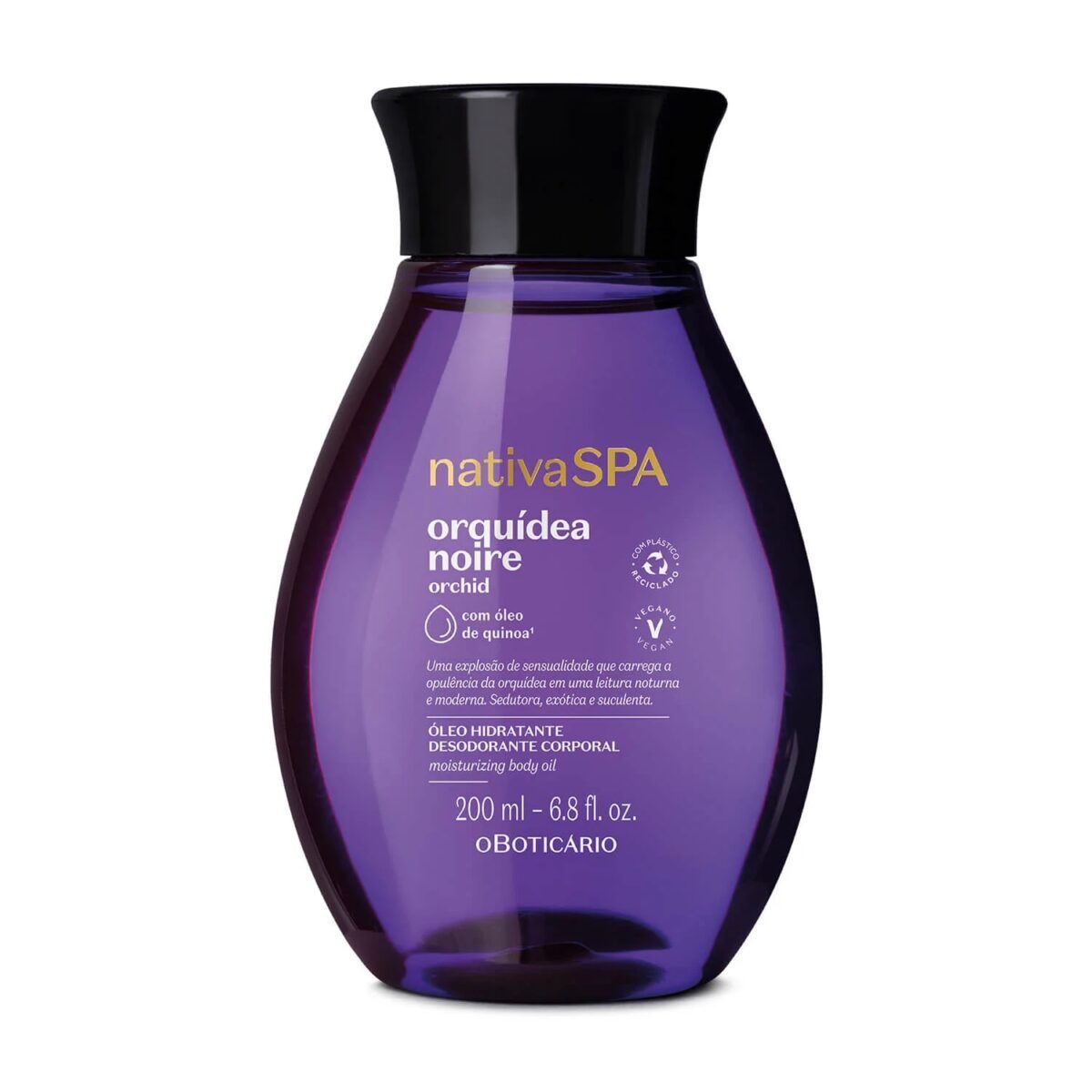 Óleo hidratante corporal orquídea noire 200ML NSPA - Imagen 1