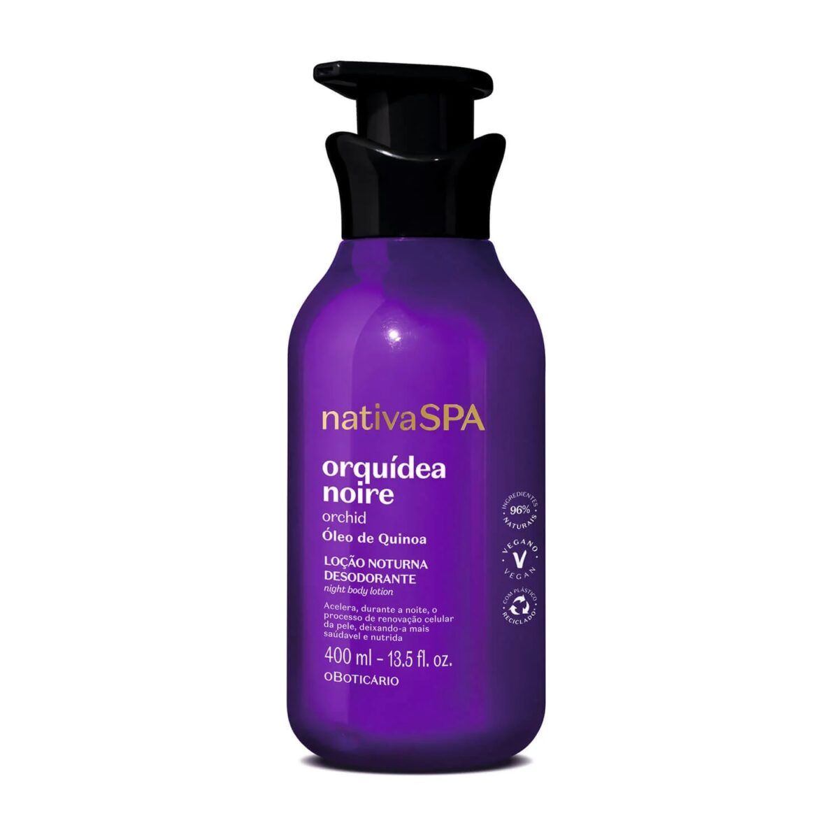 Loción Hidratante Corporal De Orquídea Noire 400ml Nativa Spa - Imagen 1