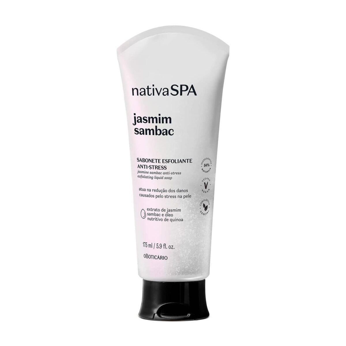 Jabón liquido corporal exfoliante antiestres Jasmin Sambac 175Ml Nspa - Imagen 1