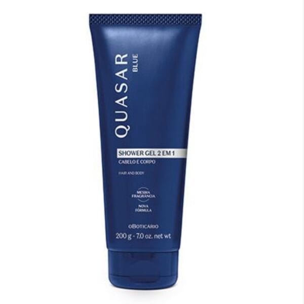 Quasar Blue Shower Gel Cuerpo Cabello 200g
