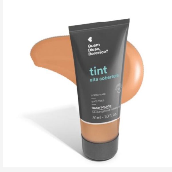 Base Líquida Tint Alta Cobertura
QDB cor 245 F, 30ml