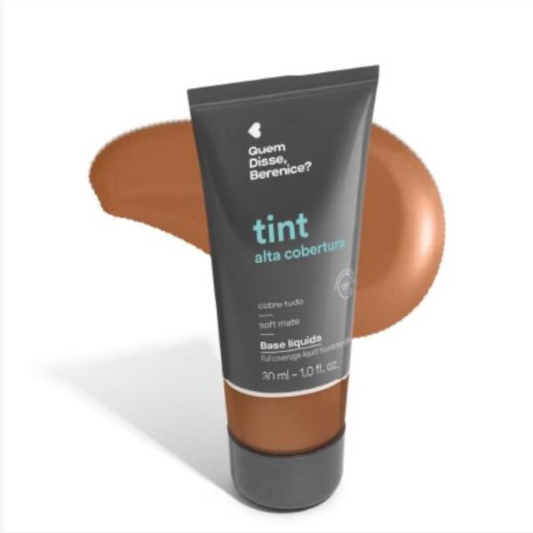 Base Líquida Tint Alta Cobertura
QDB cor 290F, 30ml